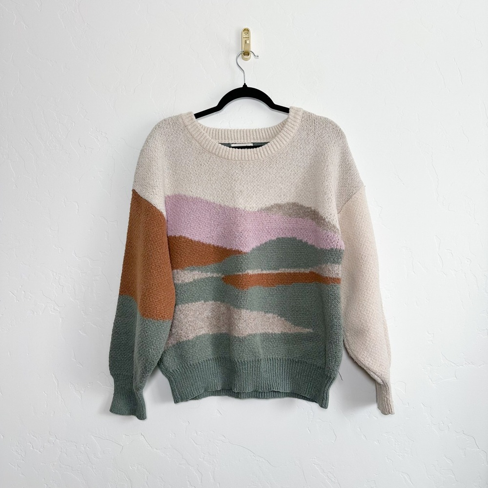 Universal Threads | Landscape Mountains Crewneck … - image 3